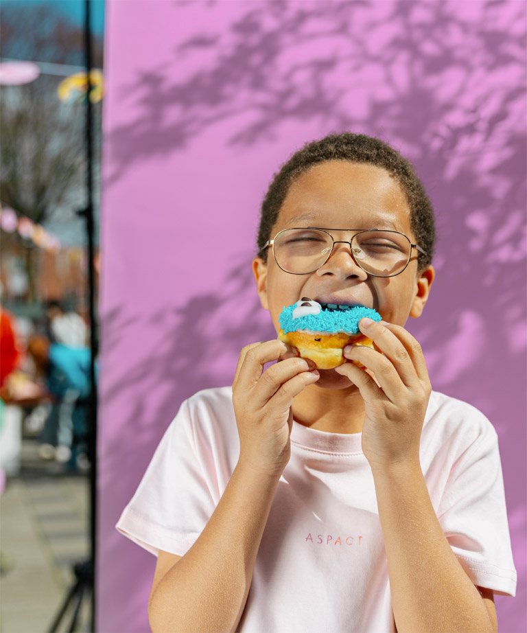 Kom je ook donuts eten?